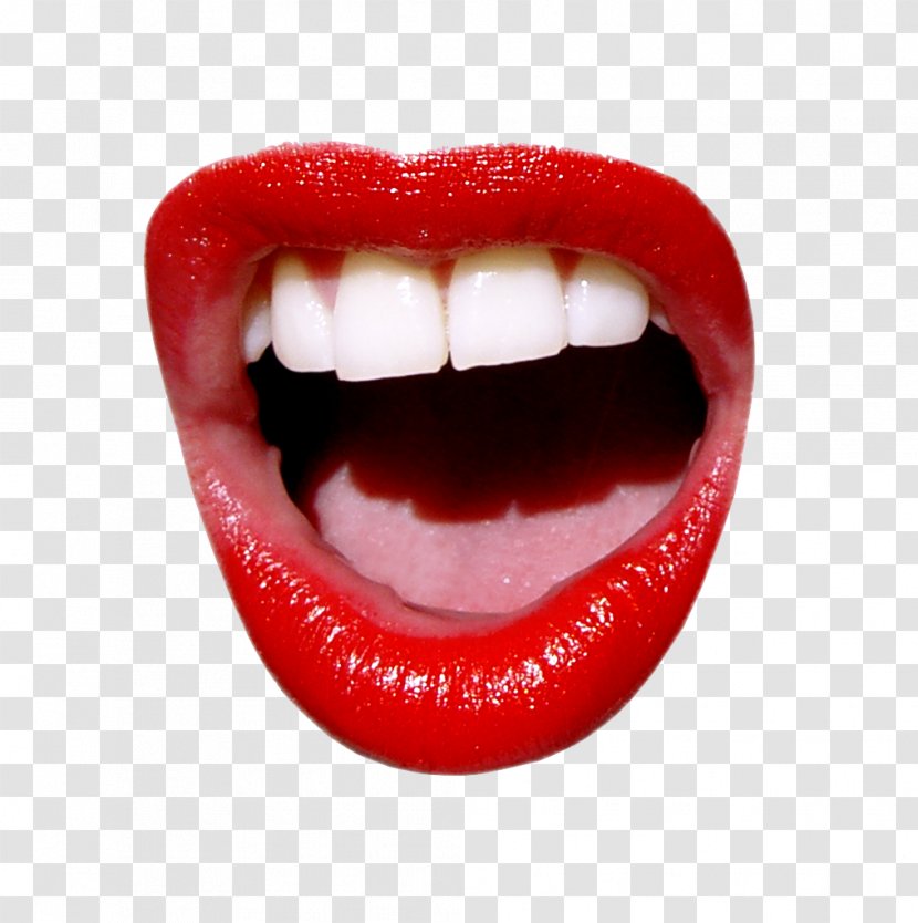 Lipstick Mouth Cosmetics Tongue Transparent PNG