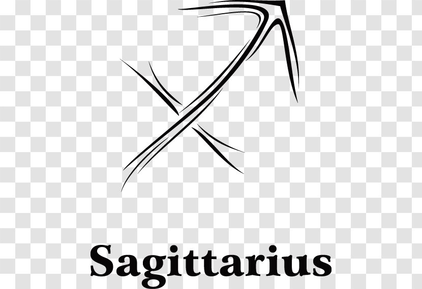Sagittarius Constellation Zodiac - Monochrome Transparent PNG