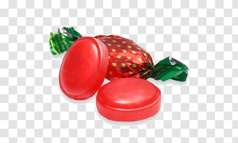 Bonbon Hard Candy Gelatin Dessert Strawberry - Food Transparent PNG