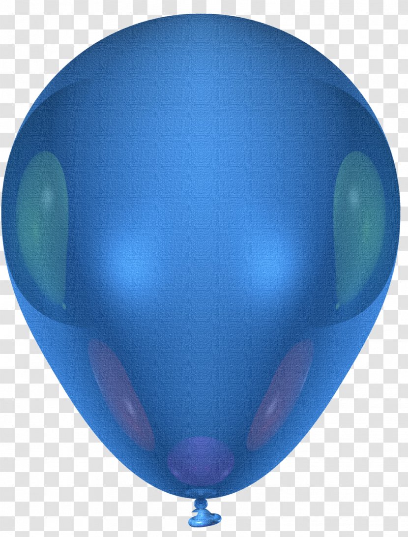 Toy Balloon Blue Azure Party - Cobalt Transparent PNG