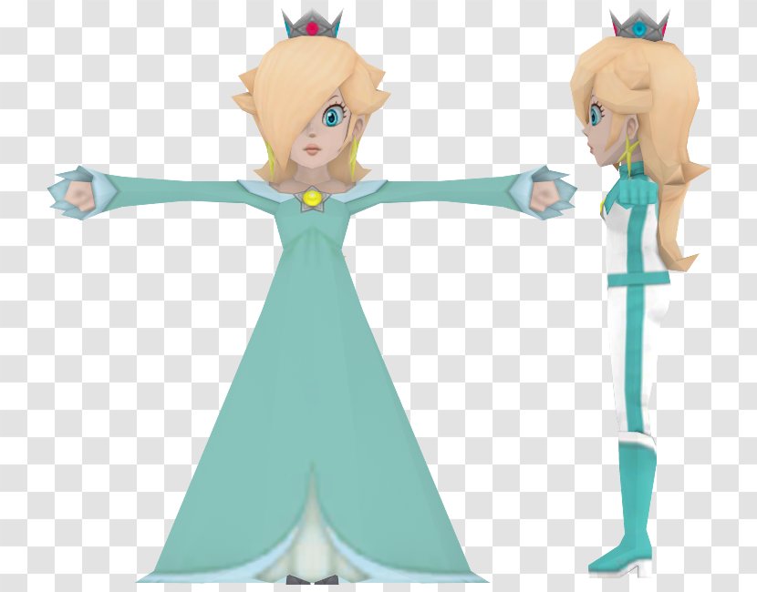 Rosalina Mario Character Figurine - Toy Transparent PNG