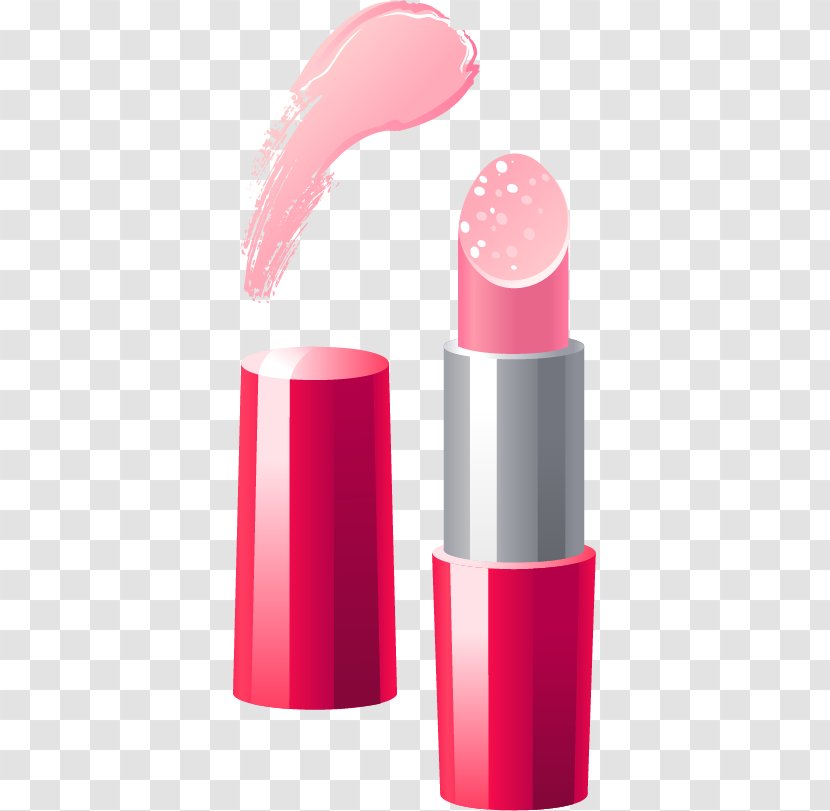 Lipstick Make-up Drawing Beauty - Makeup Brush - Cartoon Transparent PNG