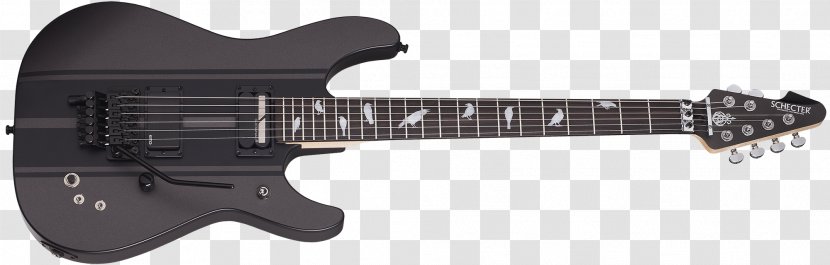 Electric Guitar Schecter Research Guitarist Epiphone - Musical Instrument Transparent PNG