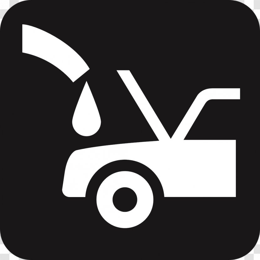 Car Motor Vehicle Service Oil Maintenance Clip Art - Monochrome Transparent PNG