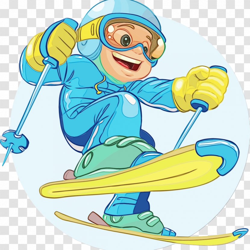 Skier Ski Winter Sport Recreation Skiing - Equipment - Pole Transparent PNG