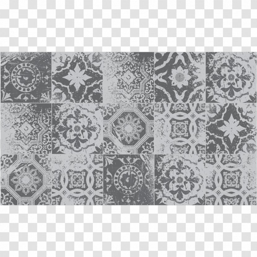 Place Mats Rectangle Black Brown White - Textile - Floor Sticker Transparent PNG