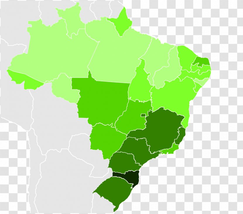 Regions Of Brazil South Region, North World Map Transparent PNG