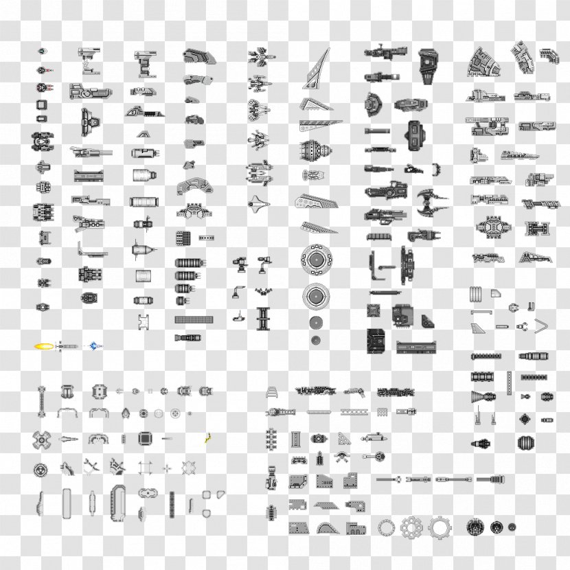 Starsector Sprite Battleship Weapon - Heart - Coastal Defence Ship Transparent PNG