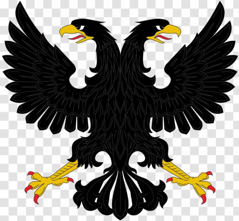 Byzantine Empire Double-headed Eagle Of Trebizond - Wing - Black Logo Image Download Transparent PNG