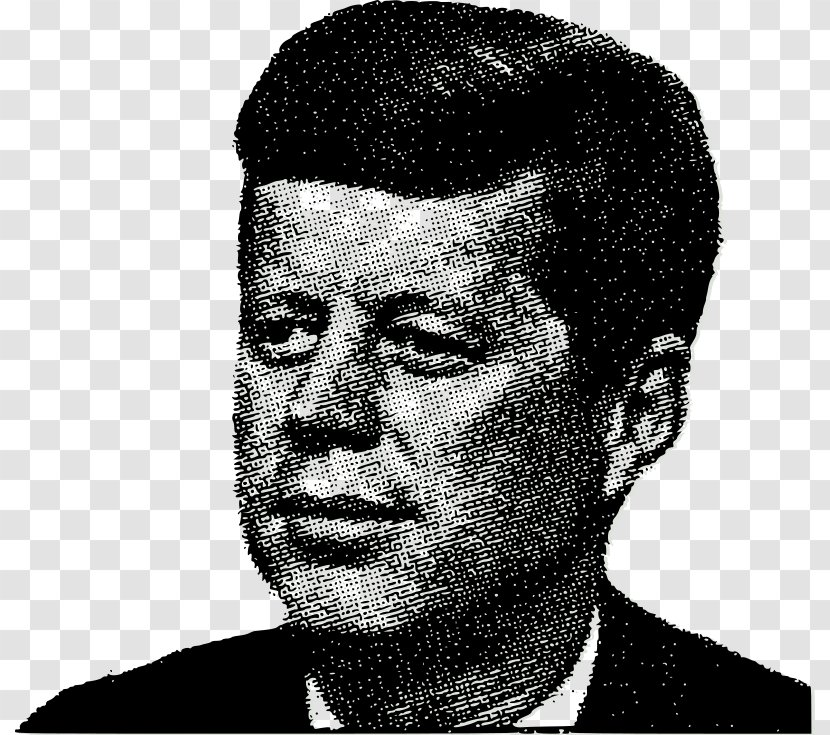 Assassination Of John F. Kennedy Massachusetts Portraits Presidents The United States Clip Art - Black And White - Sorbet Cliparts Transparent PNG