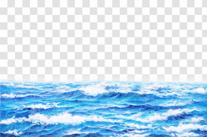 Oil Painting Computer File - Sea Transparent PNG