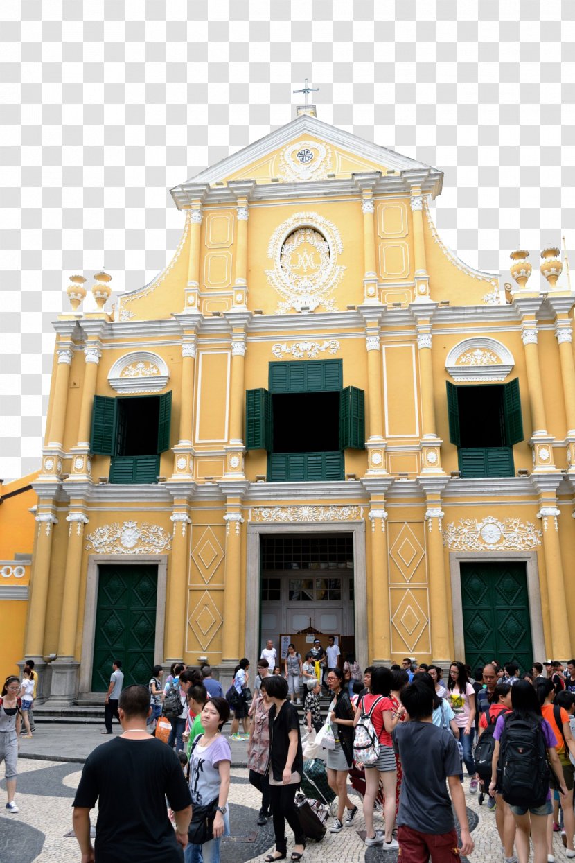 St. Dominics Church, Macau Senado Square Ruins Of Pauls Cathedral The Nativity Our Lady, Holy House Mercy - Parish - Church Transparent PNG
