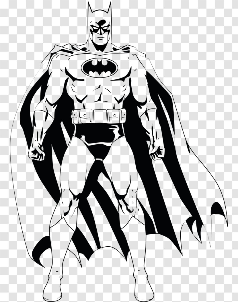 Batman Superman YouTube Line Art - Superhero - Vektor Transparent PNG
