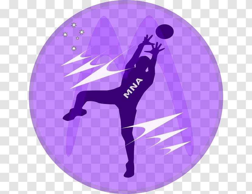 Netball Skills Sport Burnley F.C. Rules Of - Fc - Lilac Transparent PNG