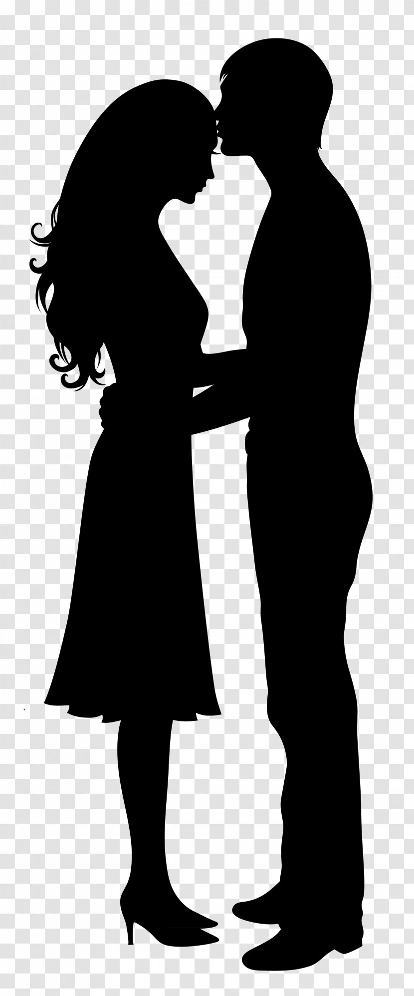 Silhouette Couple - Male - Figures Transparent PNG
