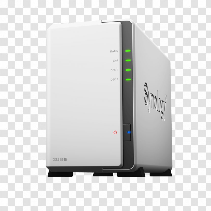 Network Storage Systems Synology DiskStation DS216j Inc. Hard Drives Data - Diskstation Ds216play - Ds215j Transparent PNG