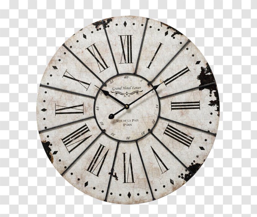 Distressing Clock Shabby Chic Decorative Arts Wall - Alarm Clocks Transparent PNG