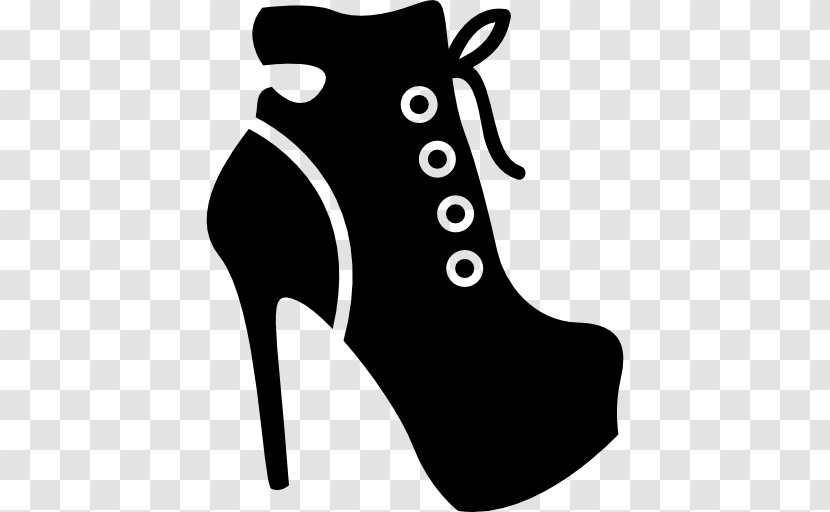High-heeled Shoe Stiletto Heel Sandal Footwear - High Boots Transparent PNG