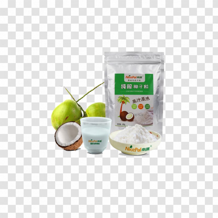 Juice Coconut Milk Nata De Coco Instant Coffee - Powder Transparent PNG