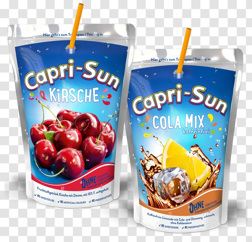 Orange Juice Capri Sun Drink Transparent PNG