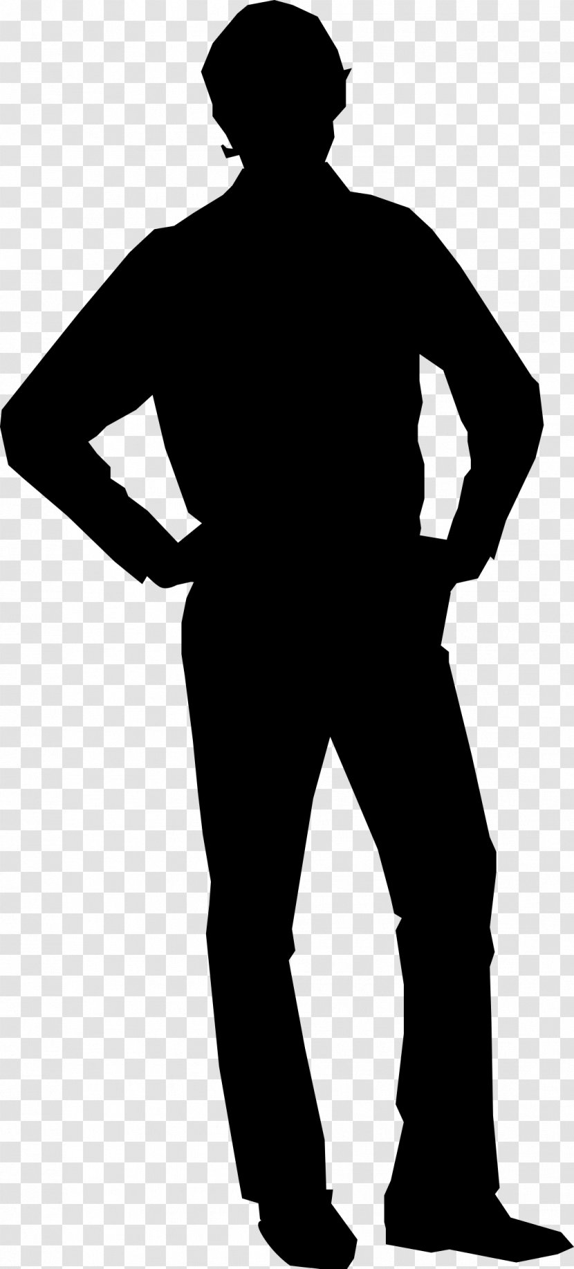 Cowboy Lasso Clip Art - Man - Silhouette Transparent PNG