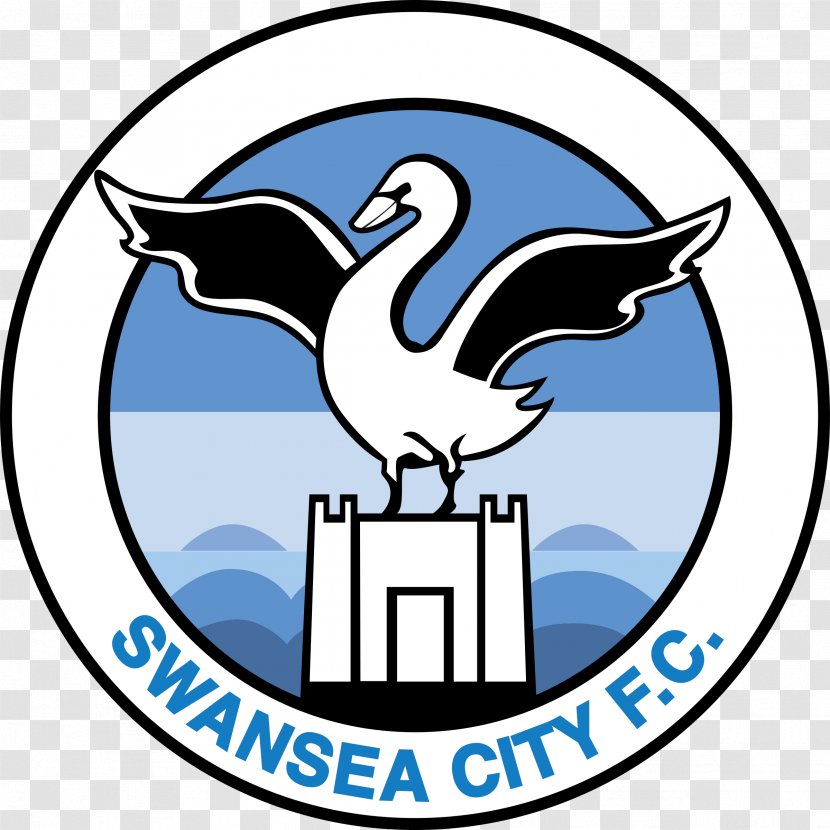 Swansea City A.F.C. English Football League Logo Vector Graphics - Premier Transparent PNG