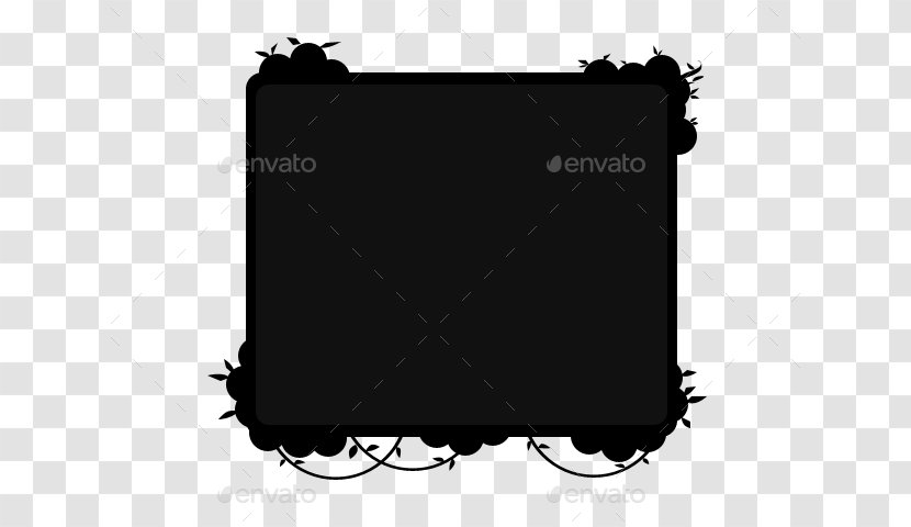 Picture Frames White Line Pattern - Game Gui Transparent PNG