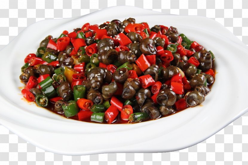 Seafood Escargot Tteok-bokki Frying Chili Pepper - Stir - Red Fried River Snail Transparent PNG