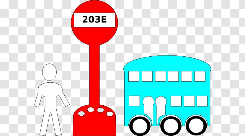 Bus Interchange Stop Clip Art - Communication - Cartoon Image Transparent PNG