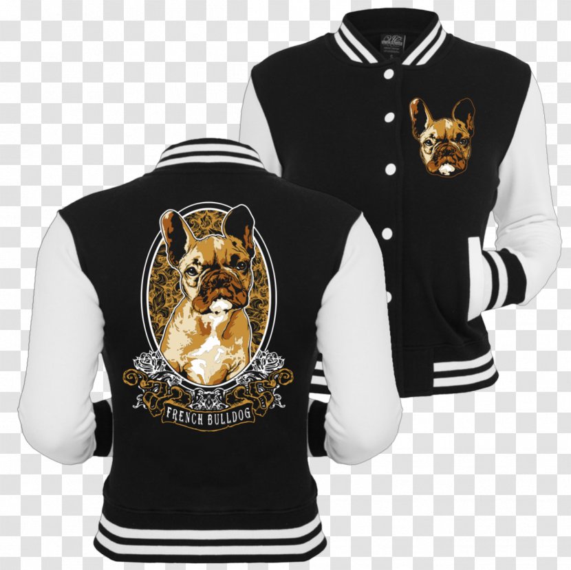 Sleeve T-shirt Jacket Clothing Overcoat - French Bulldog Drawing Transparent PNG