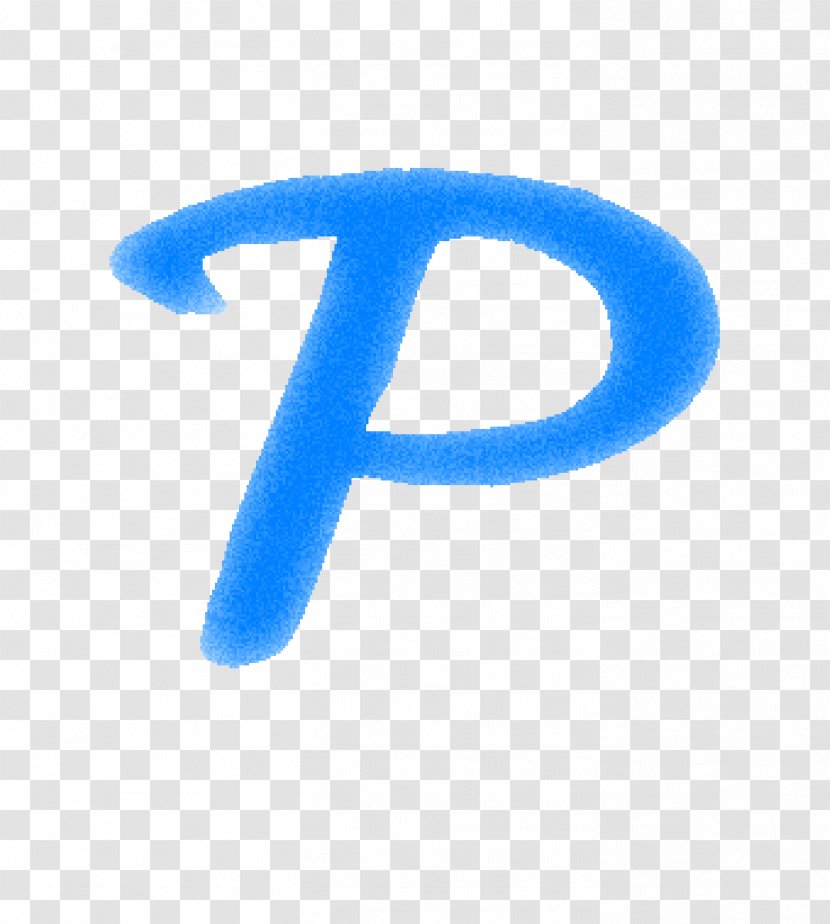 Blue Letter P - Symbol - The Transparent PNG