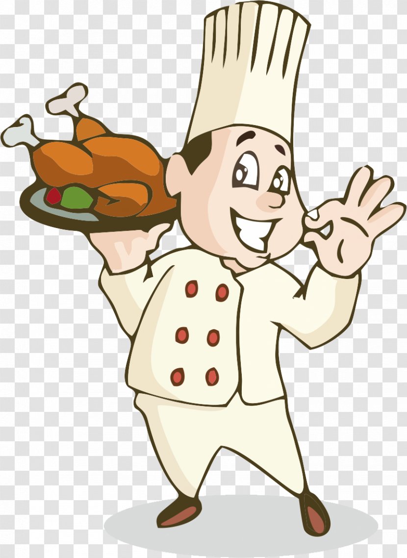 Roast Chicken Chef Cooking Nugget - Barbecue - Illustrations Transparent PNG