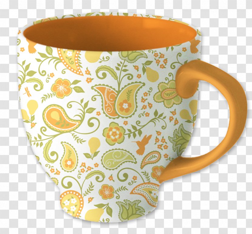 Coffee Cup Ceramic Mug Flowerpot - Serveware Transparent PNG