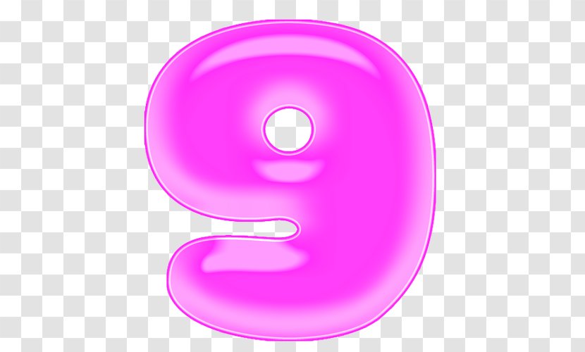 Number Numerical Digit Clip Art Symbol - Allah - Purple Transparent PNG