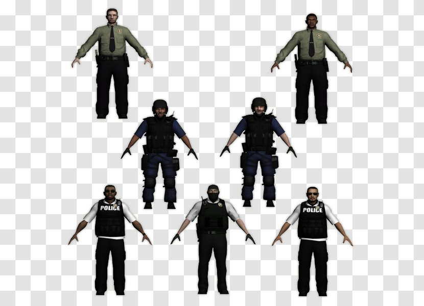 Grand Theft Auto: San Andreas Los Angeles Police Department Multiplayer SWAT - Swat Transparent PNG