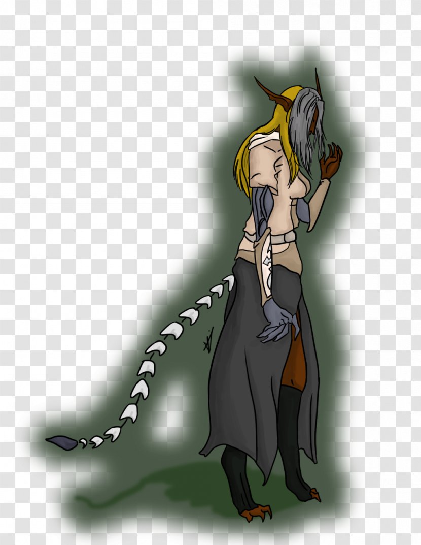 Demon Costume Design Cartoon Tail - Flower Transparent PNG