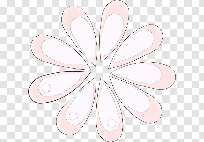 Pink Petal Plant Pattern Transparent PNG