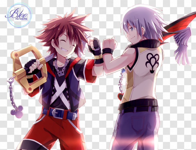 Kingdom Hearts III 3D: Dream Drop Distance Sora Riku - Cartoon Transparent PNG