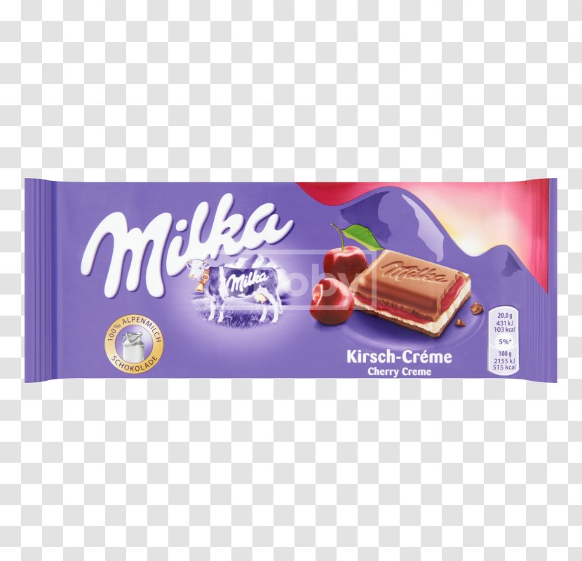 Ice Cream Milk Chocolate Bar Fudge - Lacta - Cherry Transparent PNG