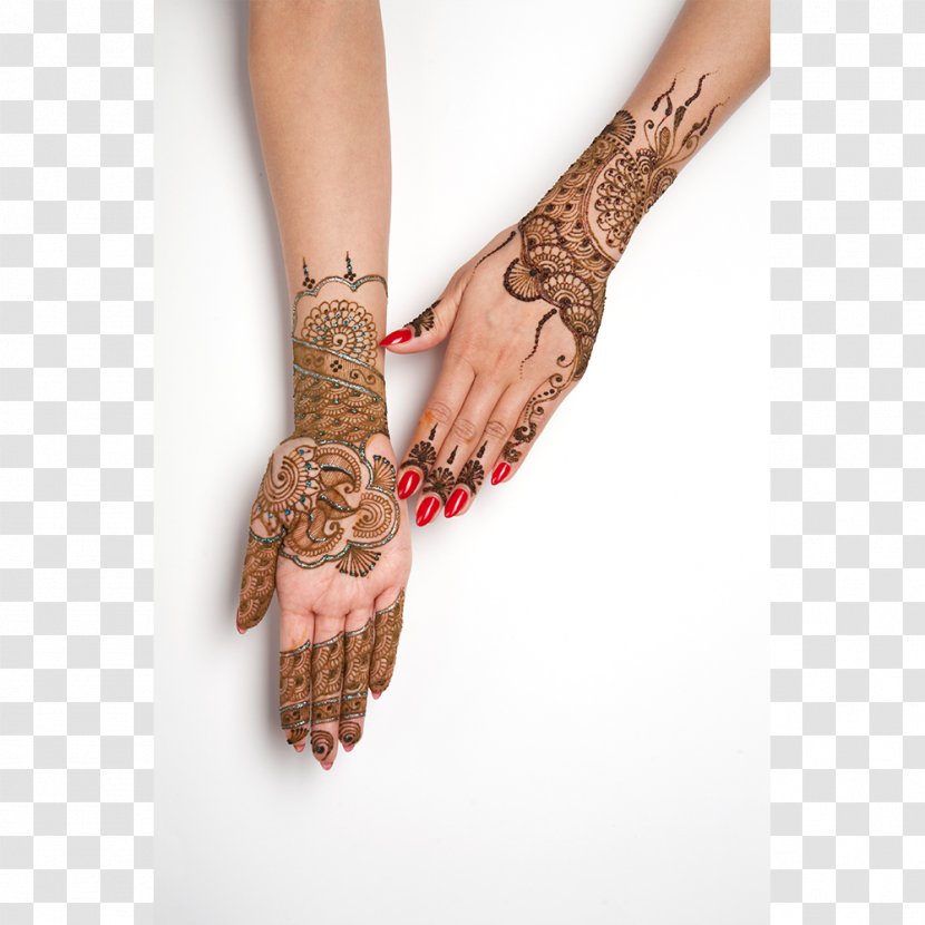 Henna Mehndi Tattoo Ink - Nail Transparent PNG