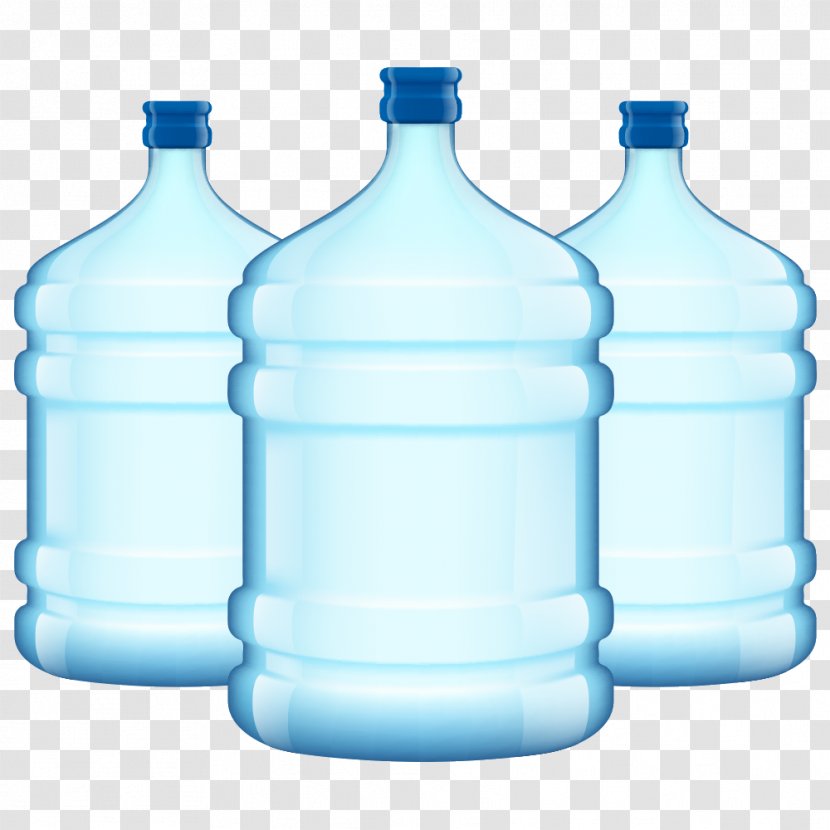 Plastic Bottle Drinking Water Bottled - Purification - Bucket Transparent PNG