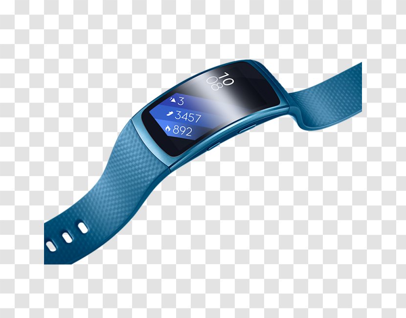 Samsung Gear Fit 2 GPS Navigation Systems Galaxy - Blue Transparent PNG