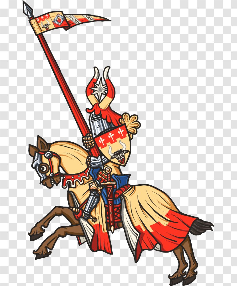 Knight Conquistador Spear Lance Costume Design Transparent PNG