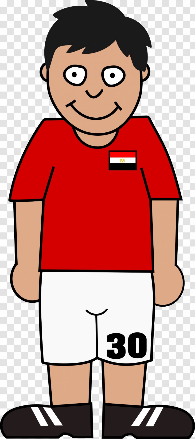 2018 World Cup Egypt National Football Team Sport Player - Cartoon Transparent PNG