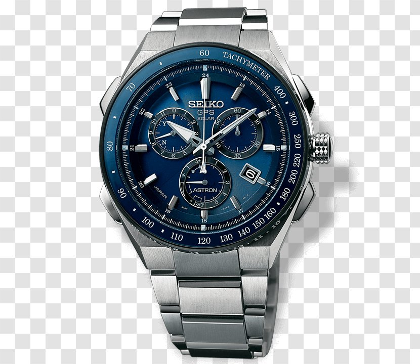 Astron Seiko Solar-powered Watch Clock - Strap Transparent PNG