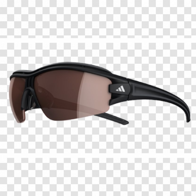 Adidas Evil Eye Halfrim Pro Sunglasses Originals - Black Transparent PNG
