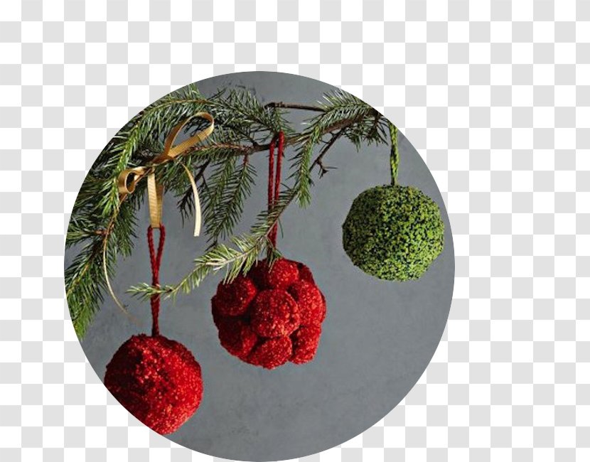 Christmas Ornament Pom-pom New Year Tree Garland - Pompom Transparent PNG