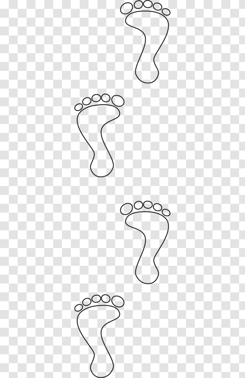 Foot Clip Art - Flower - Footprints Transparent PNG