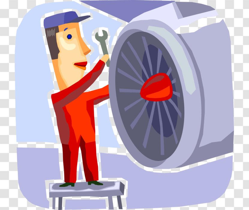 Airplane Aircraft Maintenance Technician Clip Art - Flower Transparent PNG