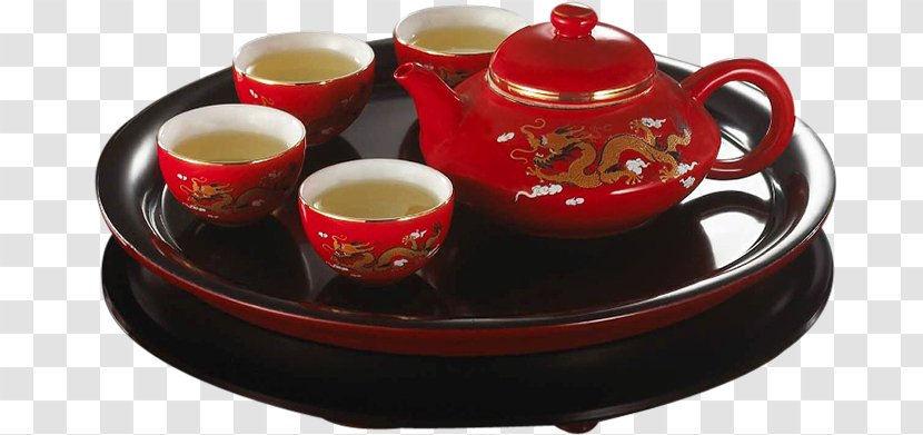 Green Tea Teapot - Coffee Cup - Set Transparent PNG